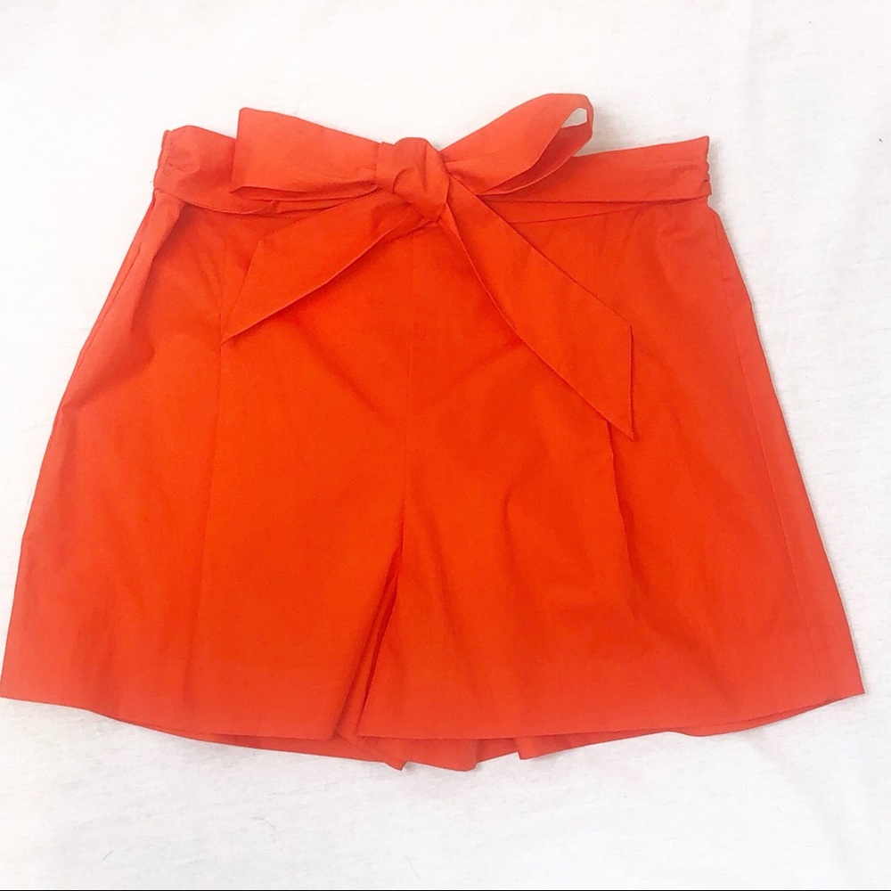 J. Crew NWT Bow Tie Waist Poplin Shorts Sz 12